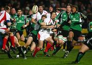 28 November 2008; Cillian Willis, Ulster, in action against Johnny O'Connor, Connacht. Magners League, Ulster v Connacht, Ravenhill Park, Belfast, Co. Antrim. Picture credit: Oliver McVeigh / SPORTSFILE