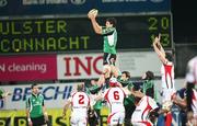 28 November 2008; Michael McCarthy, Connacht, takes the ball in the lineout. Magners League, Ulster v Connacht, Ravenhill Park, Belfast, Co. Antrim. Picture credit: Oliver McVeigh / SPORTSFILE