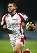 28 November 2008; Darren Cave, Ulster, runs in his side's seventh try. Magners League, Ulster v Connacht, Ravenhill Park, Belfast, Co. Antrim. Picture credit: Oliver McVeigh / SPORTSFILE