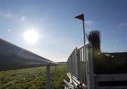 30 November 2008; A general view of Fairyhouse Racecourse as the ice thaws. After an inspection at 7.30am this morning racing is going ahead without further inspections. Fairyhouse Winter Festival 2008, Fairyhouse Racecourse, Co. Meath. Picture credit: Brian Lawless / SPORTSFILE