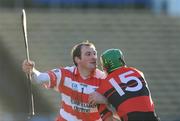 30 November 2008; Stevie Brenner, De La Salle, in action against Donncha Sheehan, Adare. AIB Munster Senior Club Hurling Championship Final, Adare v De La Salle, Semple Stadium, Thurles. Picture credit: Pat Murphy / SPORTSFILE