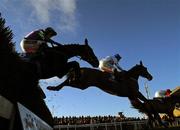 30 November 2008; A general view of the action during the Caffrey's of Batterstown Handicap Steeplechase. Fairyhouse Winter Festival 2008, Fairyhouse Racecourse, Co. Meath. Picture credit: Brian Lawless / SPORTSFILE