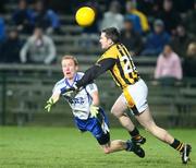 30 November 2008; Brian McGuckin, Ballinderry, in action against Brendan McKeown, Crossmaglen Rangers. AIB Ulster Senior Club Football Championship Final, Crossmaglen Rangers v Ballinderry, Brewster Park, Enniskillen, Co. Fermanagh. Picture credit: Oliver McVeigh / SPORTSFILE