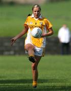 31 August 2008; Geradine McGinley, Antrim. TG4 All-Ireland Ladies Junior Football Championship Semi-Final, Antrim v Derry, O'Rahilly Park, Mullaghbawn, Co. Armagh. Picture credit: Oliver McVeigh / SPORTSFILE