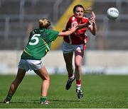3 August 2015; Annie Walsh, Cork, in action against Aideen Guy, Meath. TG4 Ladies Football All-Ireland Senior Championship, Qualifier Round 2, Cork v Meath. Semple Stadium, Thurles, Co. Tipperary. Picture credit: Ramsey Cardy / SPORTSFILE