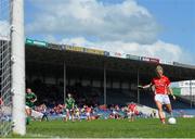 3 August 2015; Valerie Mulcahy, Cork, strikes a penalty. TG4 Ladies Football All-Ireland Senior Championship, Qualifier Round 2, Cork v Meath. Semple Stadium, Thurles, Co. Tipperary. Picture credit: Ramsey Cardy / SPORTSFILE