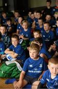 5 August 2015; Leinster players Bryan Byrne and Ian Hirst visited the Bank of Ireland Leinster Rugby Summer Camp at Tullamore RFC to meet with young players. Tullamore RFC, Co. Offaly. Picture credit: David Maher / SPORTSFILE