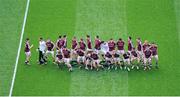 1 August 2015; The Galway team break away from the traditional team photograph. GAA Football All-Ireland Senior Championship, Round 4B, Donegal v Galway. Croke Park, Dublin. Picture credit: Dáire Brennan / SPORTSFILE