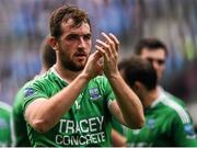 2 August 2015; Fermanagh's Sean Quigley thanks supporters after the game. GAA Football All-Ireland Senior Championship, Quarter-Final, Dublin v Fermanagh. Croke Park, Dublin. Picture credit: Ramsey Cardy / SPORTSFILE