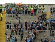 2 August 2015;  Fermanagh supporters on Hill 16 at the end of the game. GAA Football All-Ireland Senior Championship, Quarter-Final, Dublin v Fermanagh. Croke Park, Dublin. Picture credit: David Maher / SPORTSFILE