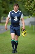6 August 2015; Ireland's Eoin Reddan arriving for squad training. Ireland Rugby Squad Training, Carton House, Maynooth, Co. Kildare. Picture credit: Sam Barnes / SPORTSFILE