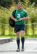6 August 2015; Ireland's Sean Cronin arriving for squad training. Ireland Rugby Squad Training, Carton House, Maynooth, Co. Kildare. Picture credit: Sam Barnes / SPORTSFILE