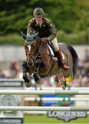 6 August 2015; Capt. Michael Kelly, Ireland, competing on Ringwood Glen in the Serpentine Speed Stakes sponsored by CityJet during the Discover Ireland Dublin Horse Show 2015. RDS, Ballsbridge, Dublin. Picture credit: Cody Glenn / SPORTSFILE