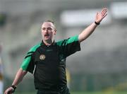 30 November 2008; Referee Martin Sludden. AIB Ulster Senior Club Football Championship Final, Crossmaglen Rangers v Ballinderry, Brewster Park, Enniskillen, Co. Fermanagh. Picture credit: Oliver McVeigh / SPORTSFILE