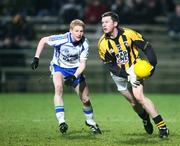 30 November 2008; Brendan McKeown, Crossmaglen Rangers, in action against Colin Devlin, Ballinderry. AIB Ulster Senior Club Football Championship Final, Crossmaglen Rangers v Ballinderry, Brewster Park, Enniskillen, Co. Fermanagh. Picture credit: Oliver McVeigh / SPORTSFILE