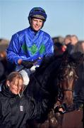 30 November 2008; Paul Townend enters the parade ring on Hurricane Fly after winning the Bar One Racing Royal Bond Novice Hurdle. Fairyhouse Winter Festival 2008, Fairyhouse Racecourse, Co. Meath. Picture credit: Brian Lawless / SPORTSFILE