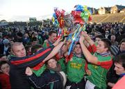 30 November 2008; Mid Kerry players and supporters celebrate with the Bishop Moynihan Cup. Kerry Senior Football Championship Final Replay, Kerins O'Rahilly's v Mid Kerry, Fitzgerald Stadium, Killarney, Co. Kerry. Picture credit: Stephen McCarthy / SPORTSFILE