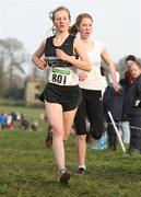 7 December 2008; Winner, Mary Mulhare, Leinster, on her way to victory in the Girls Under 17 race. Woodie’s DIY Novice and Uneven Ages Championships, Ballyhaise, Co Cavan. Picture credit: Tomas Greally / SPORTSFILE