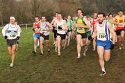 7 December 2008; The start of the Mens Novice race. Woodie’s DIY Novice and Uneven Ages Championships, Ballyhaise, Co Cavan. Picture credit: Tomas Greally / SPORTSFILE