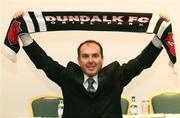 8 December 2008; Sean Connor who was unveiled as the new manager of Dundalk FC. Crowne Plaza Hotel, Dundalk, Co. Louth. Picture credit: Oliver McVeigh / SPORTSFILE
