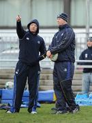 9 December 2008; Leinster's Bernard Jackman, left, and Leo Cullen during squad training. Donnybrook Stadium, Dublin. Picture credit: Brendan Moran / SPORTSFILE