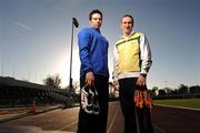 1 December 2008; Brian Gregan, left, and Paul Hession. Morton Stadium, Santry, Dublin. Picture credit: David Maher / SPORTSFILE