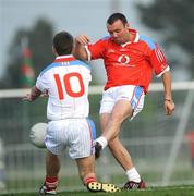 7 December 2008; Paddy Bradley, Derry, 2007 Vodafone GAA All-Stars, in action against Redmond Barry, 2008 Vodafone GAA All-Stars. GAA Football All-Stars Tour, Páirc na nGael, Treasure Island, San Francisco, USA. Picture credit: Ray McManus / SPORTSFILE
