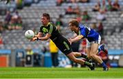 8 August 2015; Darren Durcan, Mayo, in action against Dan O'Donoghue, Kerry. GAA Football All-Ireland Junior Championship Final, Kerry v Mayo, Croke Park, Dublin. Picture credit: Ray McManus / SPORTSFILE