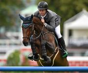 8 August 2015; Cian O'Connor, Ireland, on Be Gentle during the JLT Dublin Stakes during the Discover Ireland Dublin Horse Show 2015. RDS, Ballsbridge, Dublin. Picture credit: Matt Browne / SPORTSFILE
