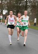 14 December 2008; Eventual winner, Mark Kirwan, 98, Raheny Shamrocks A.C, leads the field followed by Alan O'Brien, Crusaders A.C, and Richie Corcoran, Raheny Shamrocks A.C, during the Donore Harriers 18th Annual Jingle Bells Race. Phoenix Park, Dublin. Picture credit: Tomas Greally / SPORTSFILE
