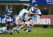 13 December 2008; Neil Patterson, Dungannon, in action against Conan Doyle, Garryowen. AIB League Division 1, Dungannon v Garryowen, Stevenson Park, Dungannon, Co. Tyrone. Picture credit: Oliver McVeigh / SPORTSFILE