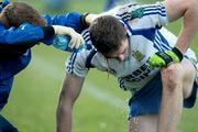 14 December 2008; Kevin McGuckin, Ballinderry, gets blood washed out of his eye after a high challenge. AIB Ulster Senior Club Football Championship Final Replay, Crossmaglen Rangers v Ballinderry, Brewster Park, Enniskillen, Co. Fermanagh. Picture credit: Oliver McVeigh / SPORTSFILE