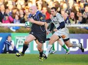 6 December 2008; Bernard Jackman, Leinster, runs through to score his side's first try. Heineken Cup, Pool 2, Round 3, Leinster v Castres Olympique, RDS, Dublin. Picture credit: Diarmuid Greene / SPORTSFILE