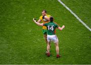 8 August 2015; Neil McGee, Donegal, in action against Cillian O'Connor, Mayo. GAA Football All-Ireland Senior Championship Quarter-Final, Donegal v Mayo, Croke Park, Dublin. Picture credit: Dáire Brennan / SPORTSFILE