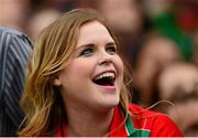 8 August 2015; A Mayo supporter during the game. GAA Football All-Ireland Senior Championship Quarter-Final, Donegal v Mayo, Croke Park, Dublin. Picture credit: Piaras Ó Mídheach / SPORTSFILE