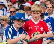 8 August 2015; A Monaghan and Tyrone supporter before the game. GAA Football All-Ireland Senior Championship Quarter-Final, Monaghan v Tyrone, Croke Park, Dublin. Picture credit: Ray McManus / SPORTSFILE