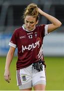 8 August 2015; A dejected Fiona Leavy, Westmeath, after the final whistle. TG4 Ladies Football All-Ireland Senior Championship Qualifier, Round 2, Armagh v Westmeath, Kingspan Breffni Park, Cavan. Picture credit: Oliver McVeigh / SPORTSFILE