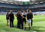 9 August 2015; Members of the Kilkenny minor squad walk the pitch ahead of the game. Electric Ireland GAA Hurling All-Ireland Minor Championship, Semi-Final, Kilkenny v Galway. Croke Park, Dublin. Picture credit: Brendan Moran / SPORTSFILE