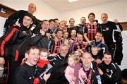 23 November 2008; Bohemians players celebrate in their dressing room after victory over Derry City. Ford FAI Cup Final 2008, Bohemians v Derry City, RDS, Ballsbridge, Dublin. Picture credit: David Maher / SPORTSFILE