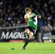 28 December 2008; Ian Keatley, Connacht, kicks a penalty to put his side 12-6 ahead. Magners League, Connacht v Munster, Sportsground, Galway. Picture credit: Brendan Moran / SPORTSFILE