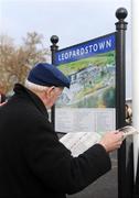 29 December 2008; A punter studies the form prior to the day's racing. Leopardstown Christmas Racing Festival 2008, Leopardstown. Photo by Sportsfile