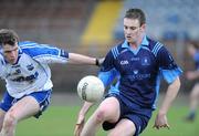 3 January 2009; Stephen Browne, Tralee IT, in action against Michael O'Gorman, Waterford. McGrath Cup, Waterford v Tralee IT, Fraher Field, Dungarvan, Co. Waterford. Picture credit: Matt Browne / SPORTSFILE