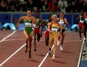 25 September 2000; Sonia O'Sullivan of Ireland, left, on her way to finishing second behind Grabiela Szabo of Romania in the women's 5000m race during the day 11 of the 2000 Sydney Olympics in Sydney, Australia. Photo by Brendan Moran/Sportsfile