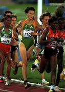 25 September 2000; Sonia O'Sullivan of Ireland competing in the Women's 5000m race during the day 11 of the 2000 Sydney Olympics in Sydney, Australia. Photo by Brendan Moran/Sportsfile