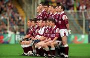 24 September 2000; The Galway team pose for the team photograph prior to the All-Ireland Senior Football Championship Final match between Kerry and Galway at Croke Park in Dublin. Photo by Ray McManus/Sportsfile