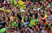 24 September 2000; Kerry supporters during the All-Ireland Senior Football Championship Final match between Kerry and Galway at Croke Park in Dublin. Photo by Ray McManus/Sportsfile