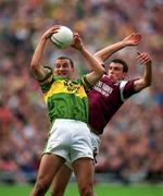 24 September 2000; Donal Daly of Kerry in action against Joe Bergin of Galway during the All-Ireland Senior Football Championship Final match between Kerry and Galway at Croke Park in Dublin. Photo by Ray McManus/Sportsfile