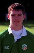 22 September 2000; Wayne O'Sullivan during a Republic of Ireland U16 headshot session at Bescot Stadium in Walsall, England. Photo by David Maher/Sportsfile