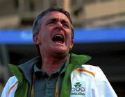27 September 2000; Ireland athletics team manager Patsy McGonigal during day 13 of the Sydney Olympics in Sydney, Australia. Photo by Brendan Moran/Sportsfile
