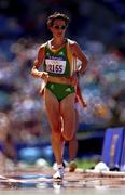 27 September 2000; Sonia O'Sullivan of Ireland competing in the Women's 10,000m heat during day 13 of the Sydney Olympics in Sydney, Australia. Photo by Brendan Moran/Sportsfile